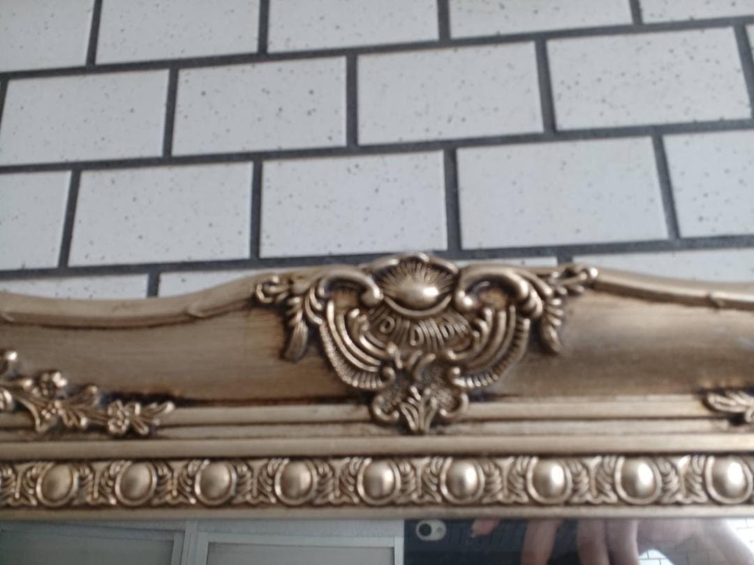 B-COMPANY ビーカンパニー 　姿見 鏡 アンティーク 大型 ロココ調