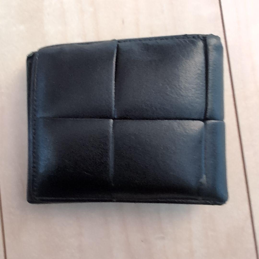 BOTTEGA VENETA 二つ折り財布 黒