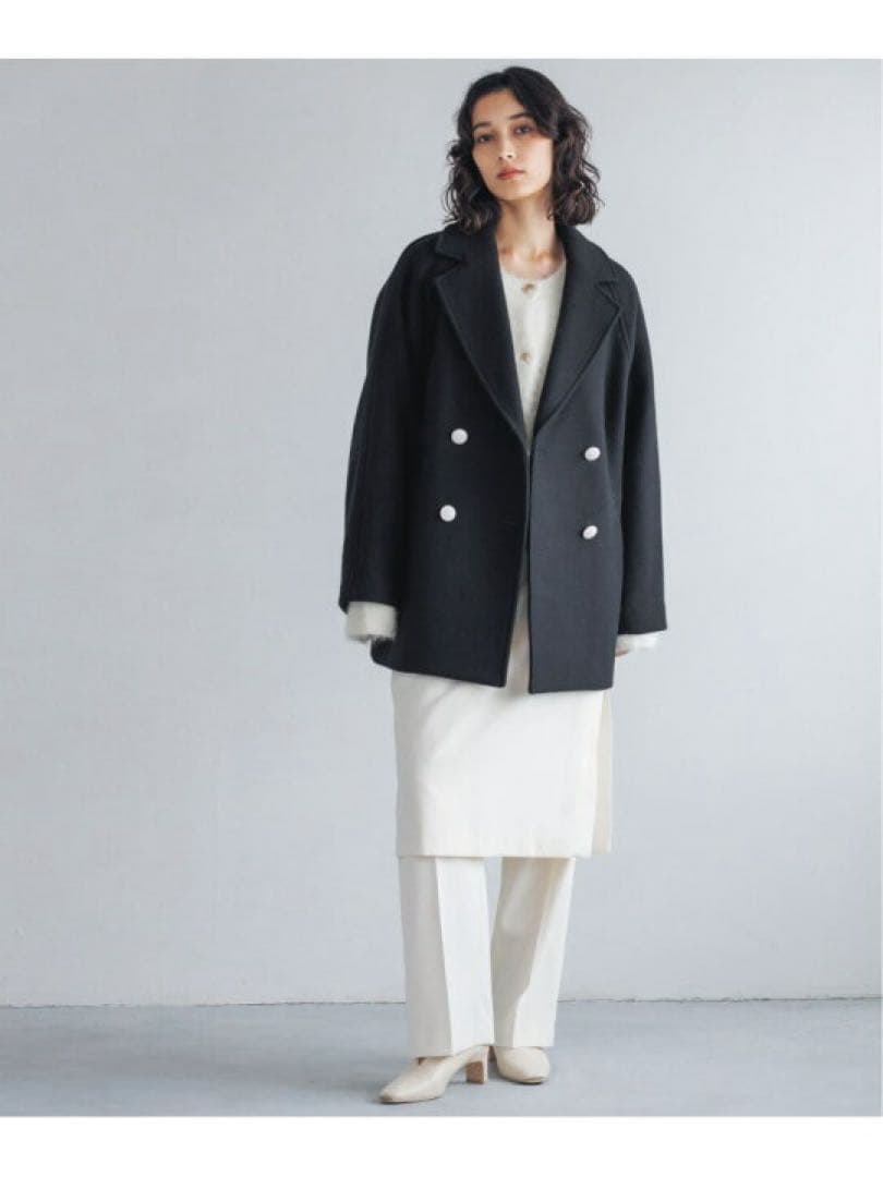 【A part by】スーパー100メルトンジャケットコート