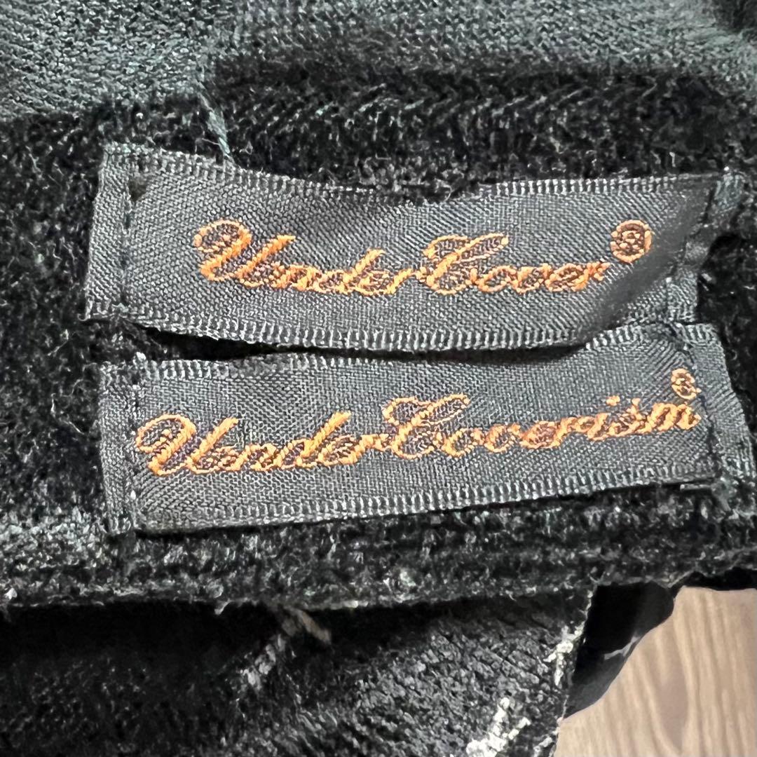 02AW UNDERCOVER キャスケット ベロア クロス アンダーカバー