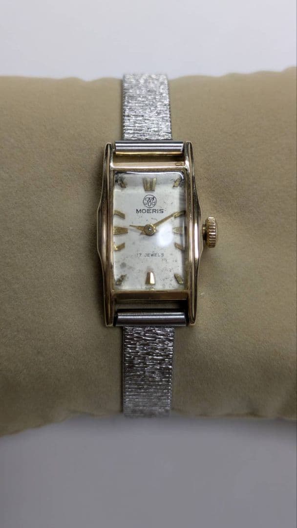 MOERIS モーリス 18K 手巻き時計 17ジュエル 金無垢 アンティーク