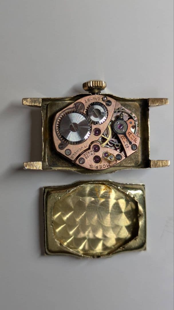 MOERIS モーリス 18K 手巻き時計 17ジュエル 金無垢 アンティーク