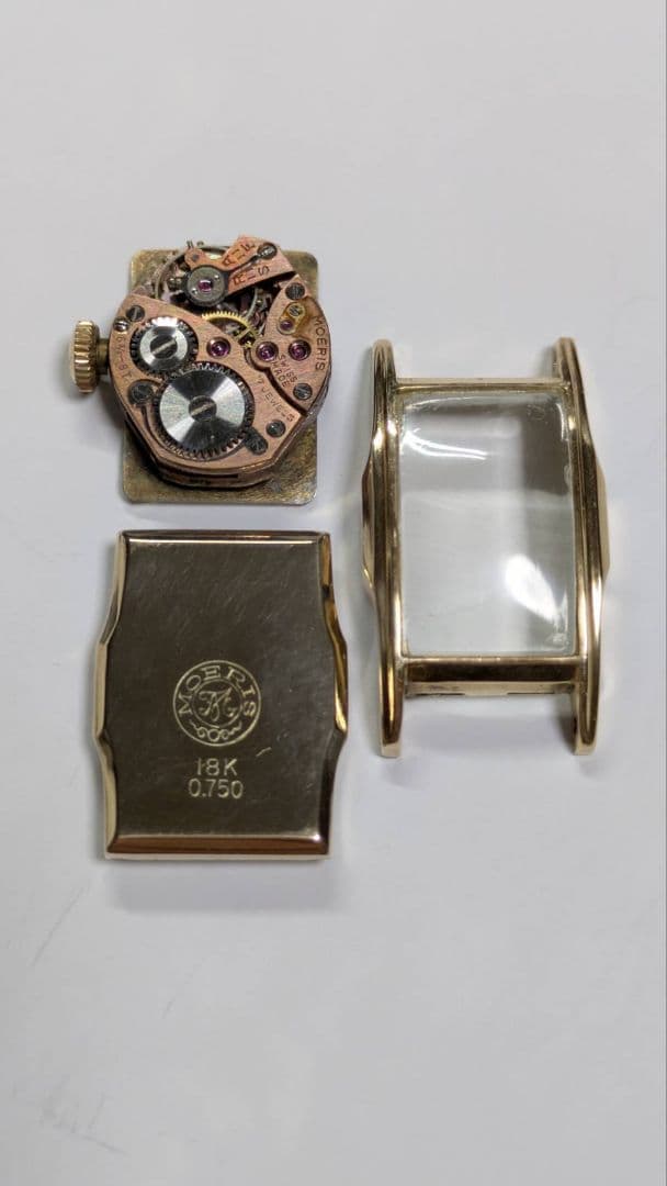 MOERIS モーリス 18K 手巻き時計 17ジュエル 金無垢 アンティーク