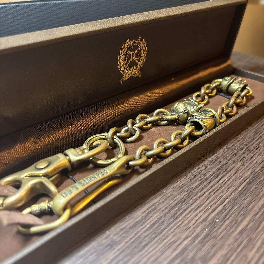 PEANUTS & CO ブルドッグデザイン ウォレットチェーン