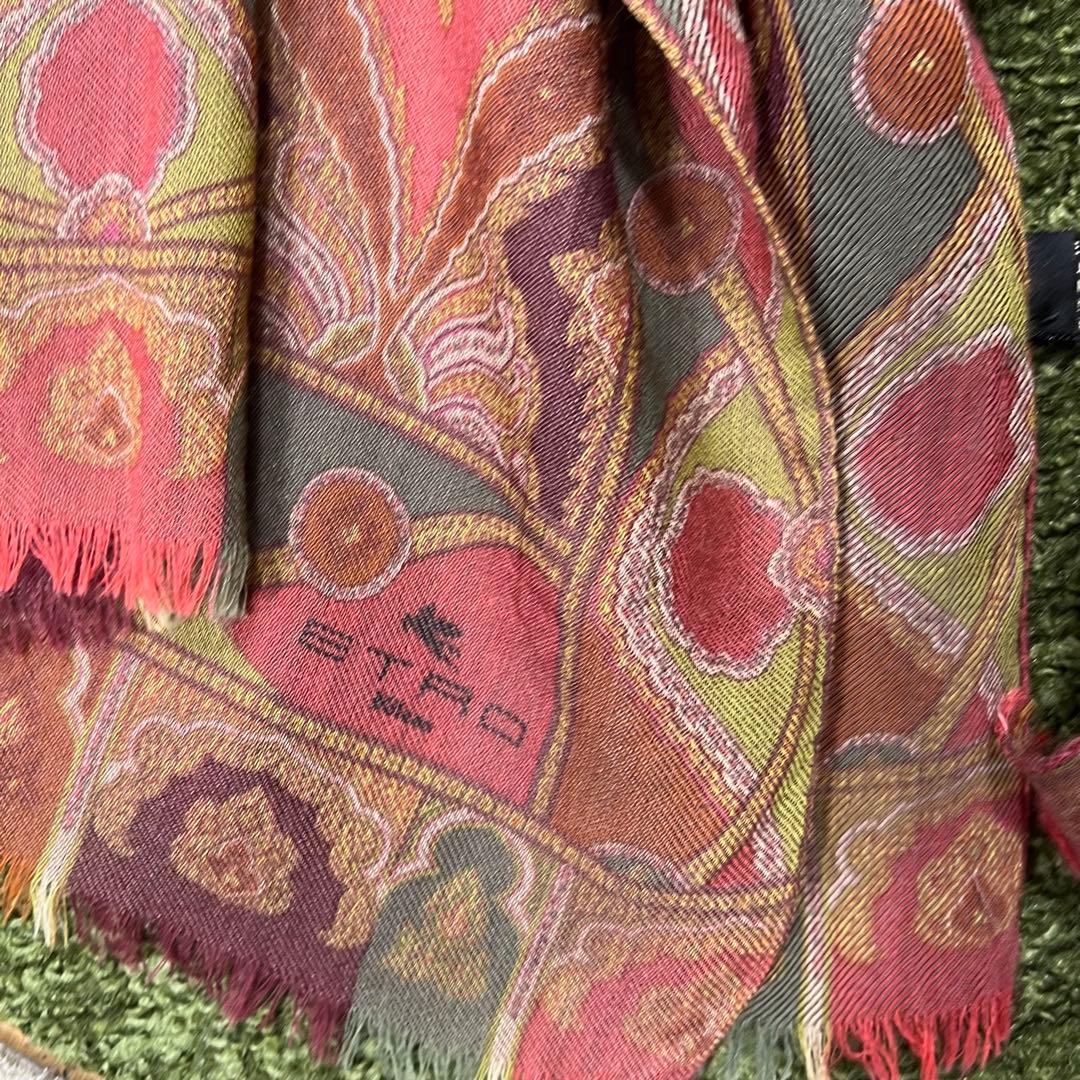 Etro エトロ　ペイズリー柄 大判ストール