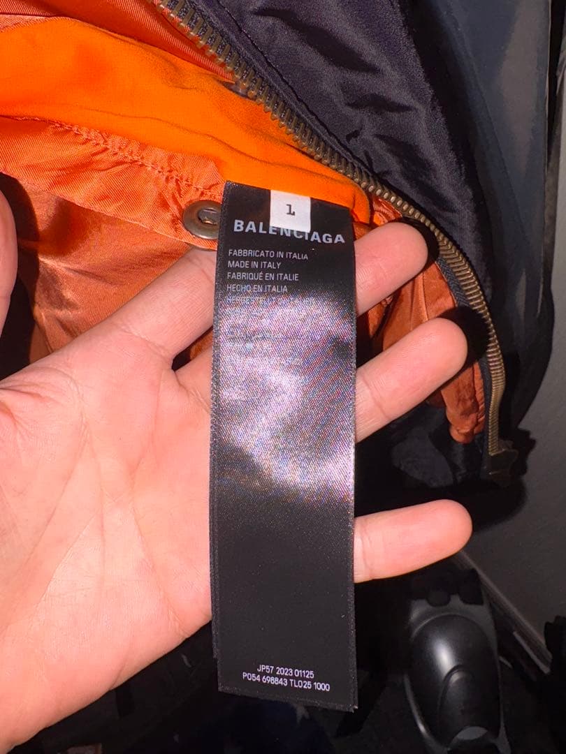 ジャケット・アウター BALENCIAGA MA-1 22SS Light Bomber Jacket