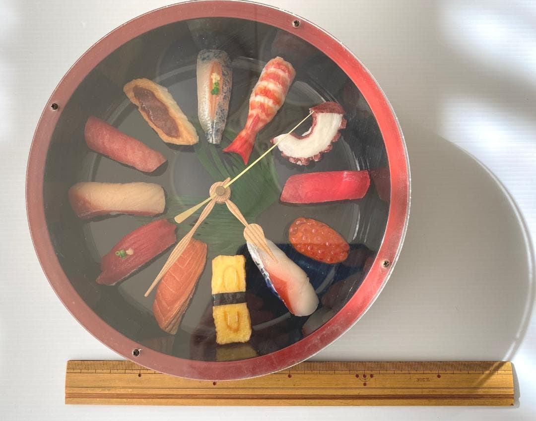 寿司サンプル　掛け時計