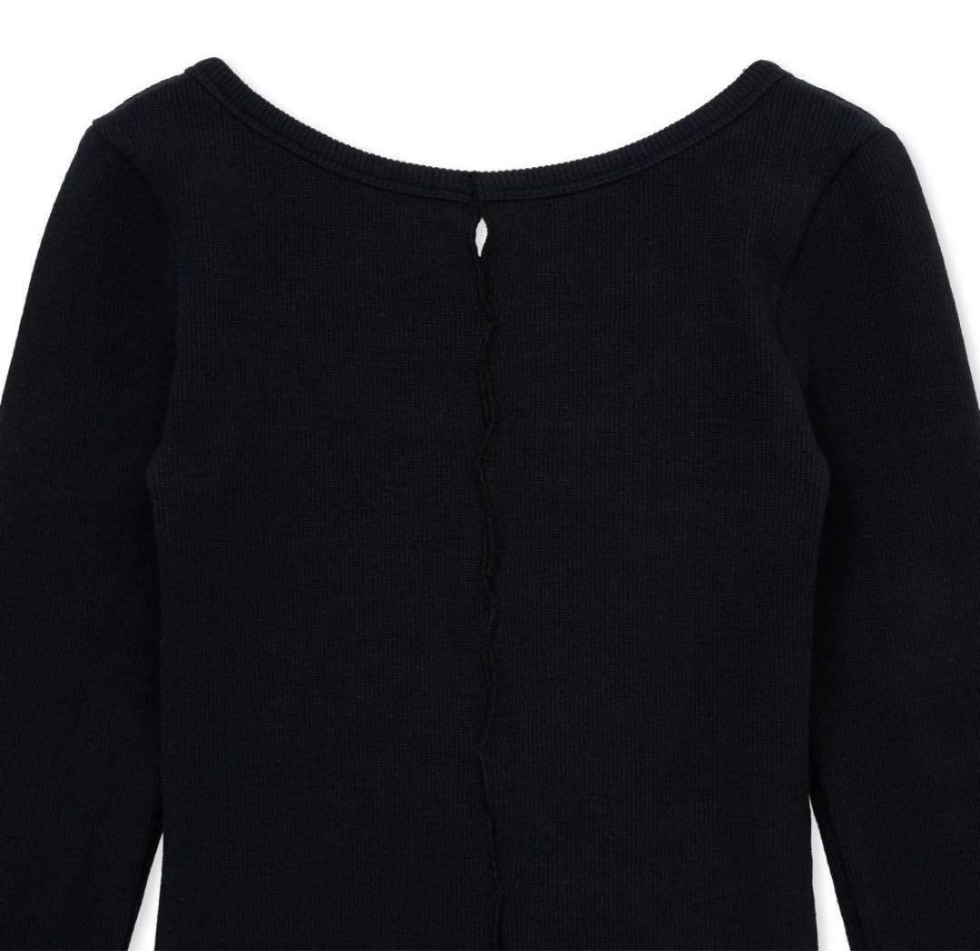 トップス SHISHIKUI holed topp / BLACK