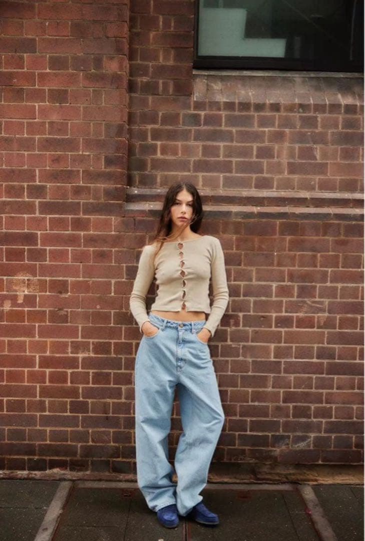 トップス SHISHIKUI holed topp / BLACK