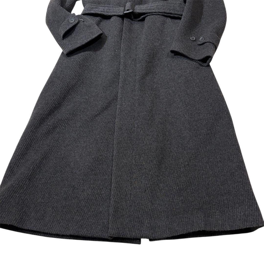 《美品》MEN’S TENORAS アンゴラ ベルト付 ロングコート XL