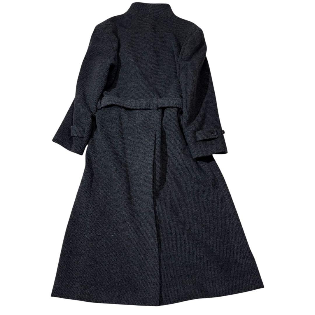 《美品》MEN’S TENORAS アンゴラ ベルト付 ロングコート XL