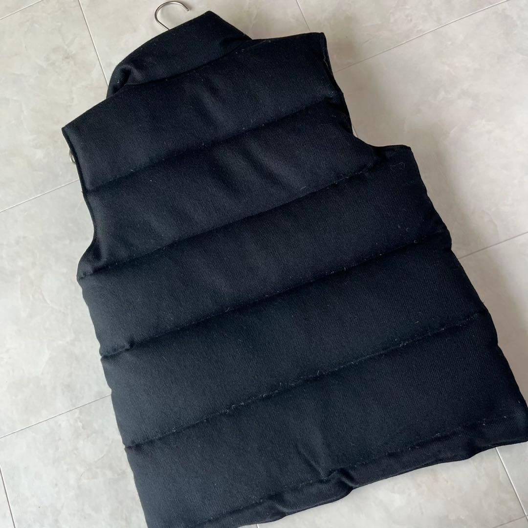 green 現HYKE ダウンベスト ブラック ウール混 日本製 サイズ2