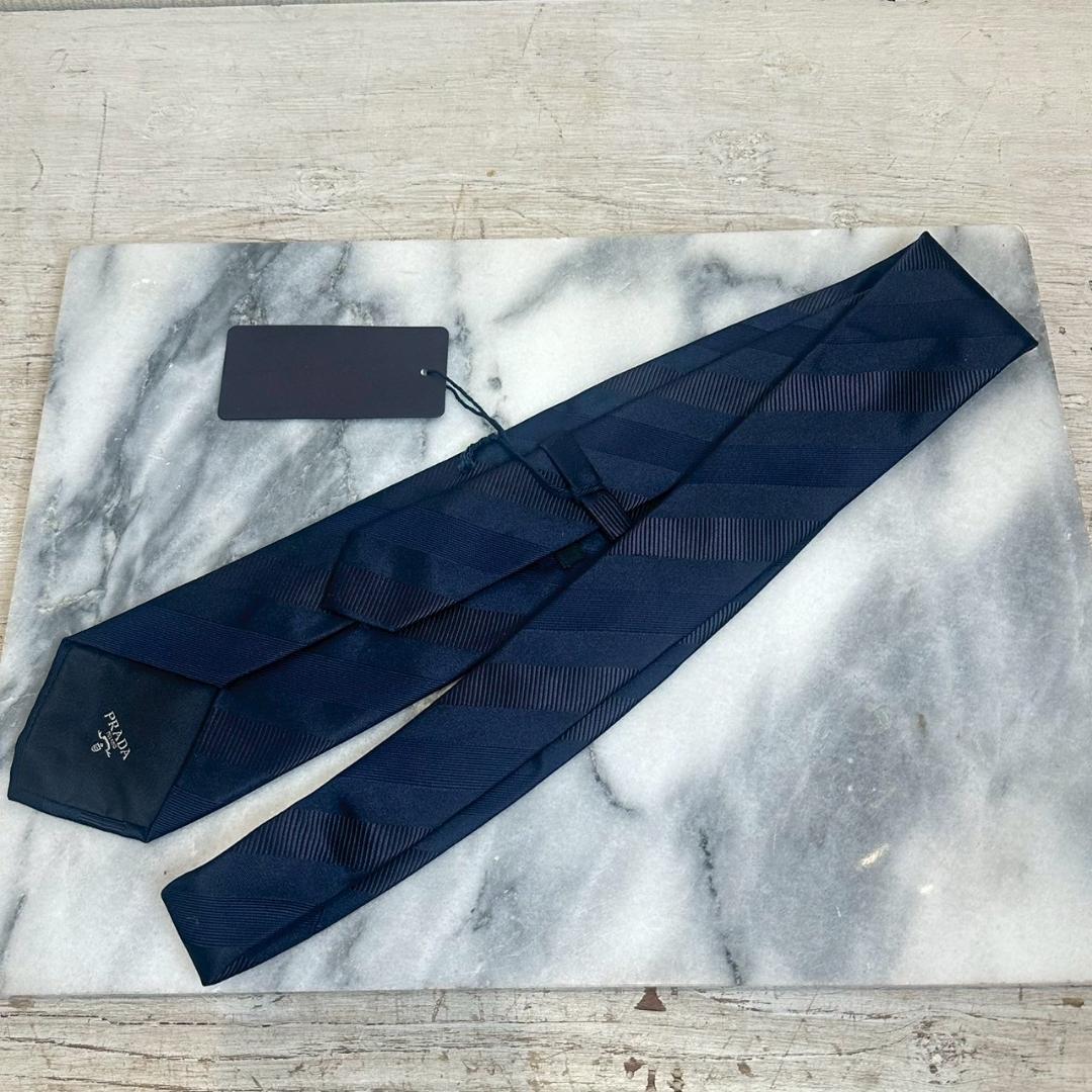 i9【新品】 PRADA ネクタイ メンズ ブルー ブランド 服飾雑貨 プラダ