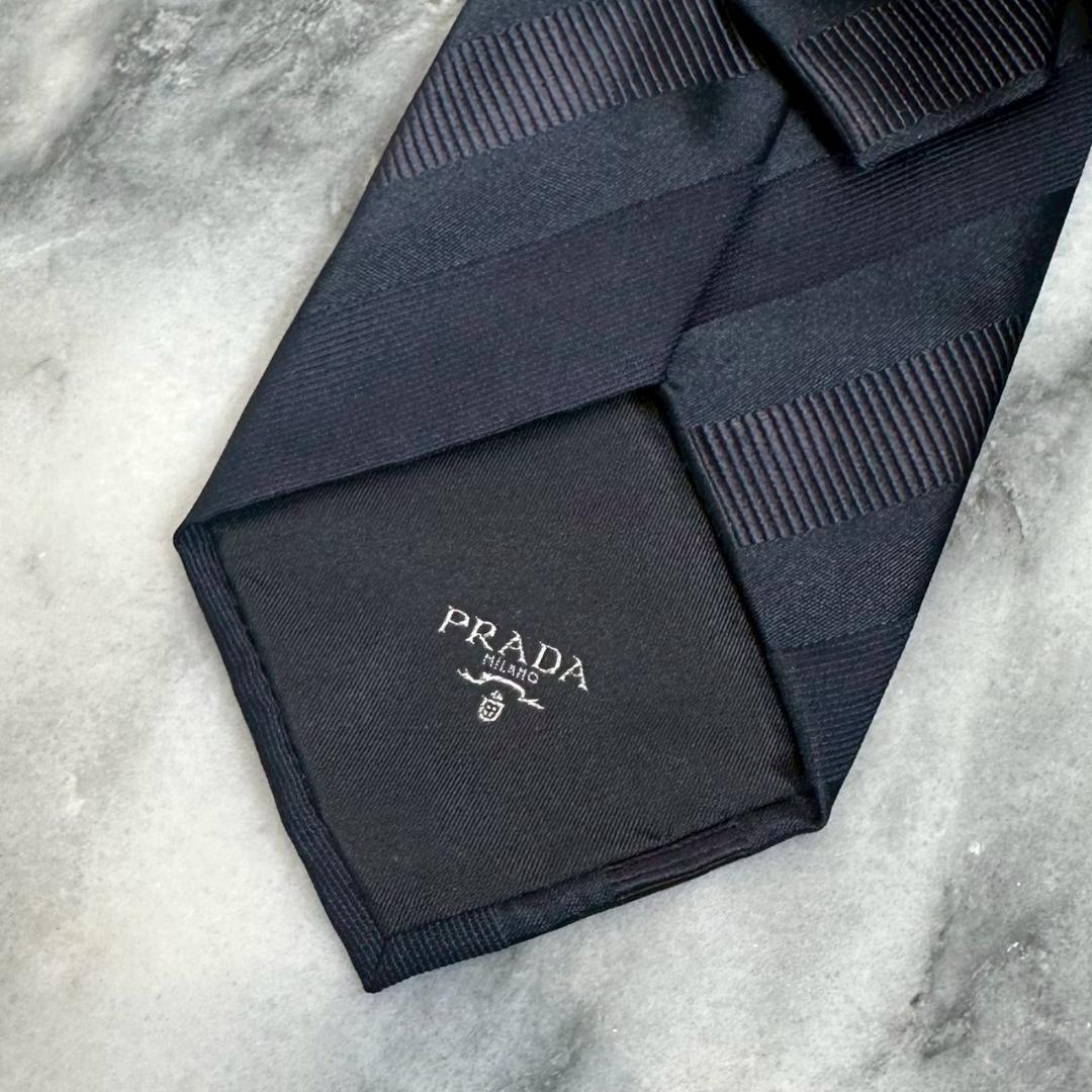 i9【新品】 PRADA ネクタイ メンズ ブルー ブランド 服飾雑貨 プラダ