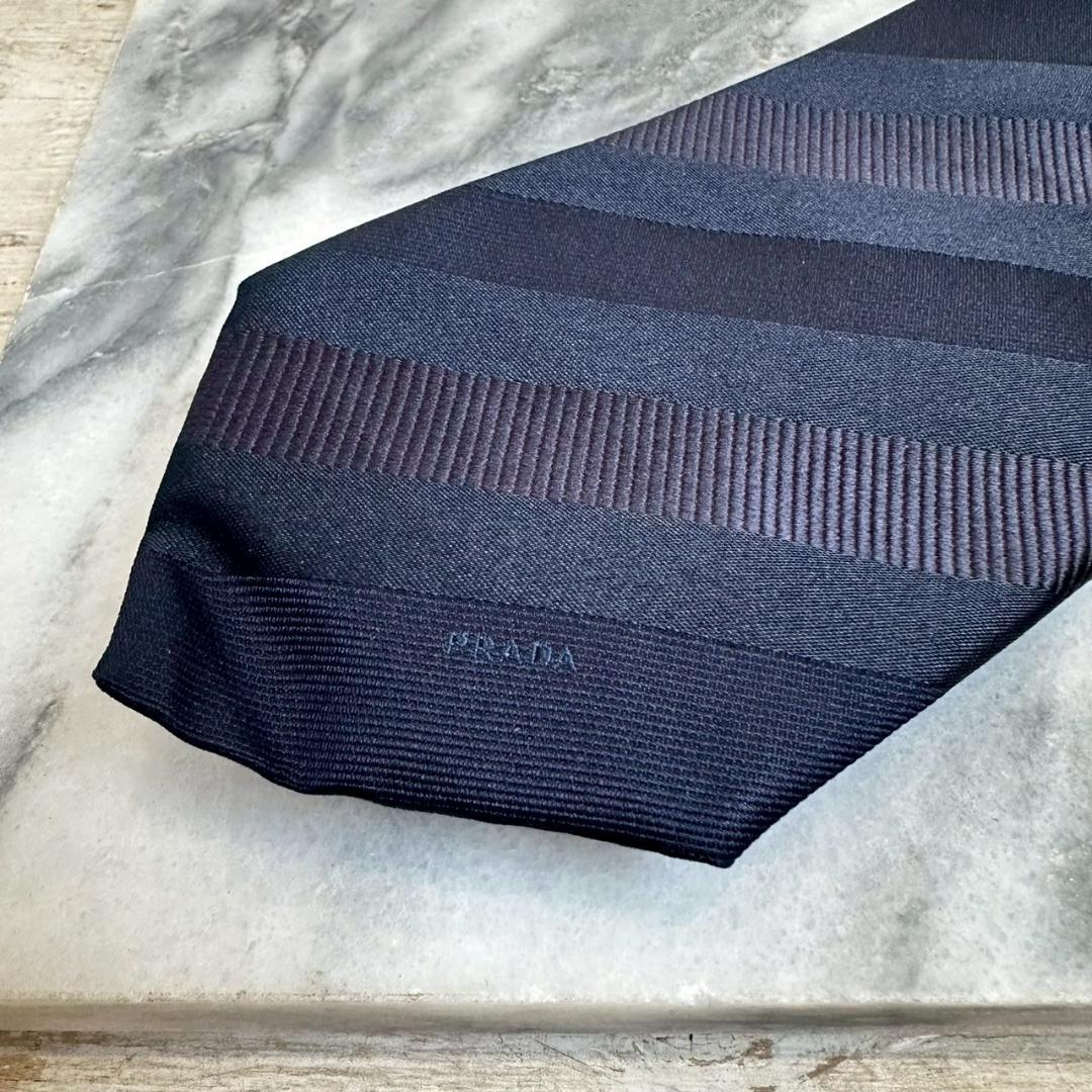 i9【新品】 PRADA ネクタイ メンズ ブルー ブランド 服飾雑貨 プラダ
