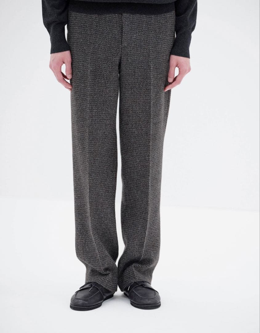 パンツ AURALEE ALPACA WOOL SILK TWEED SLACKS 3