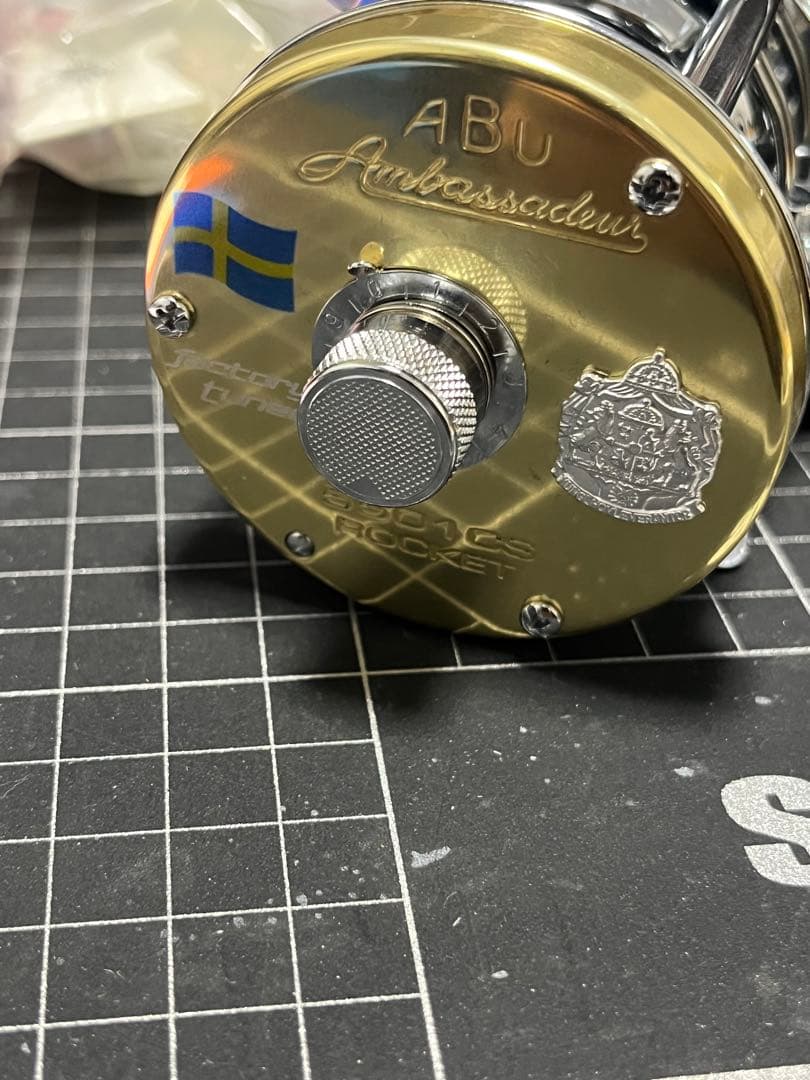 極上未使用　アブアンバサダー 5501cs rocketファクトリーチェーン