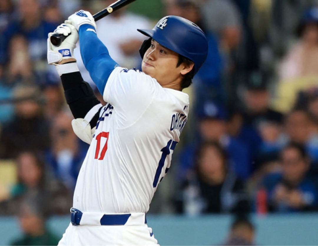 大谷翔平着用 New Balance アームスリーブ ブルー L/XLサイズ