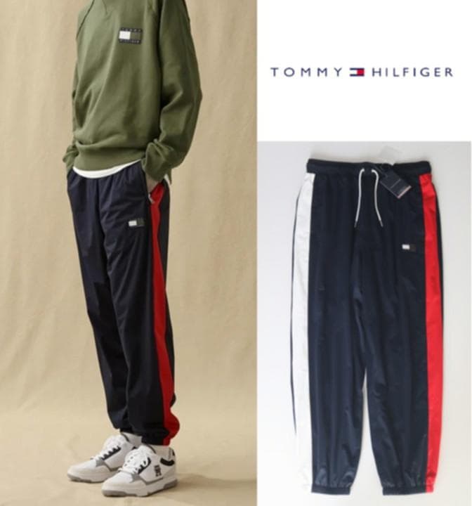 新品タグ付き【トミーヒルフィガー】Icons 2.0 トラックパンツ 紺 L