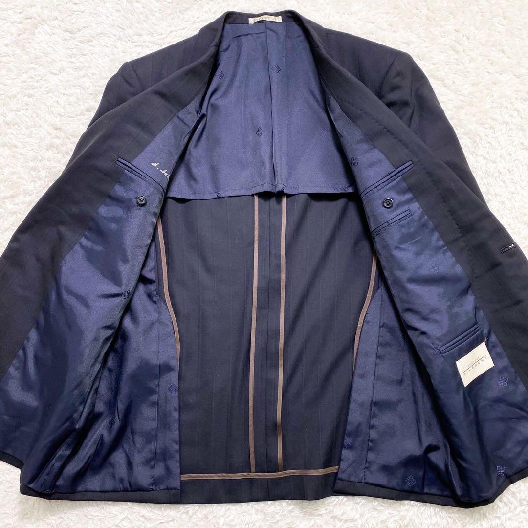 【希少XL】GIVENCHY ジバンシー セットアップ シングル 2B ネイビー