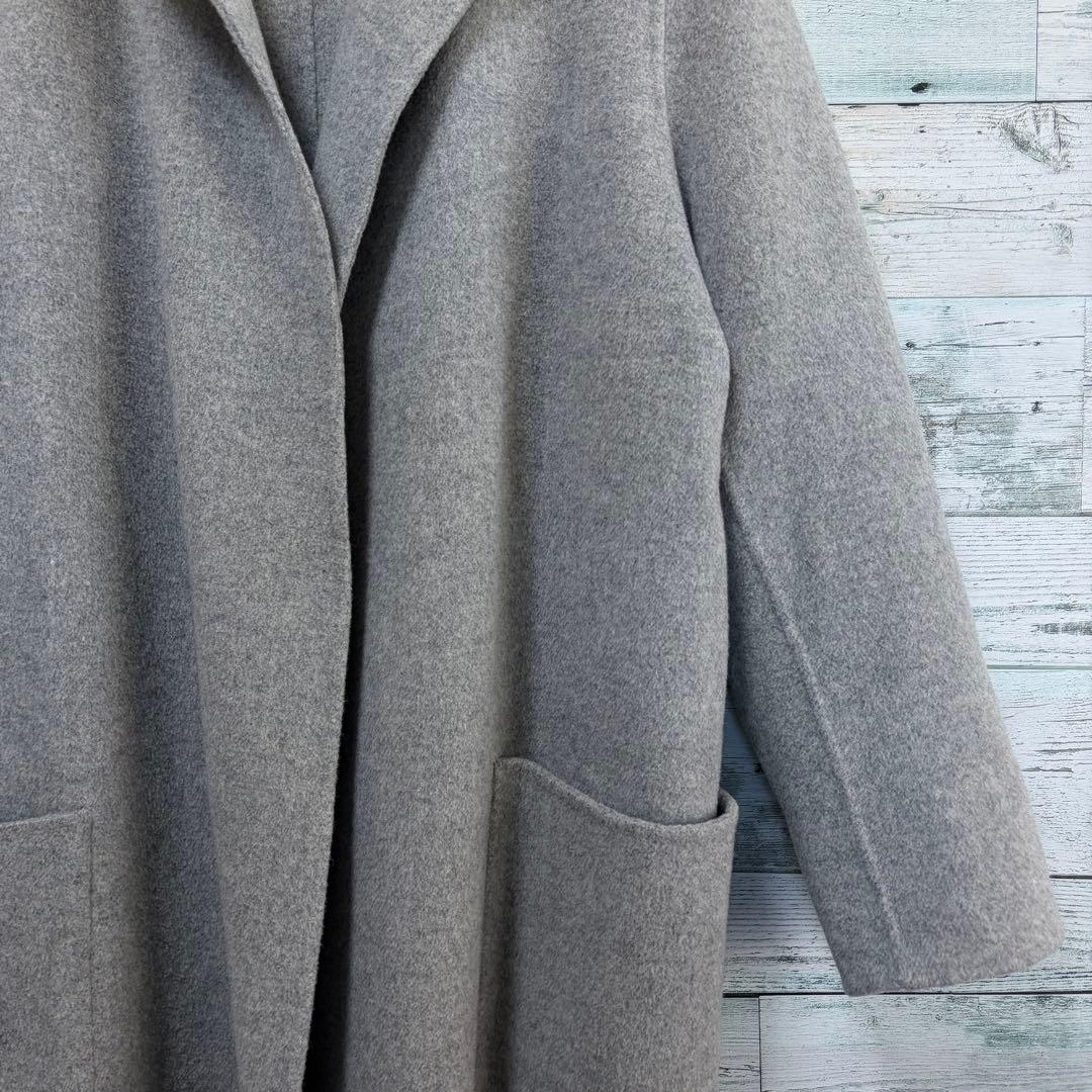 ☆美品☆ボールジィトゥモローランド　ウールガウンコート　グレー　36サイズ