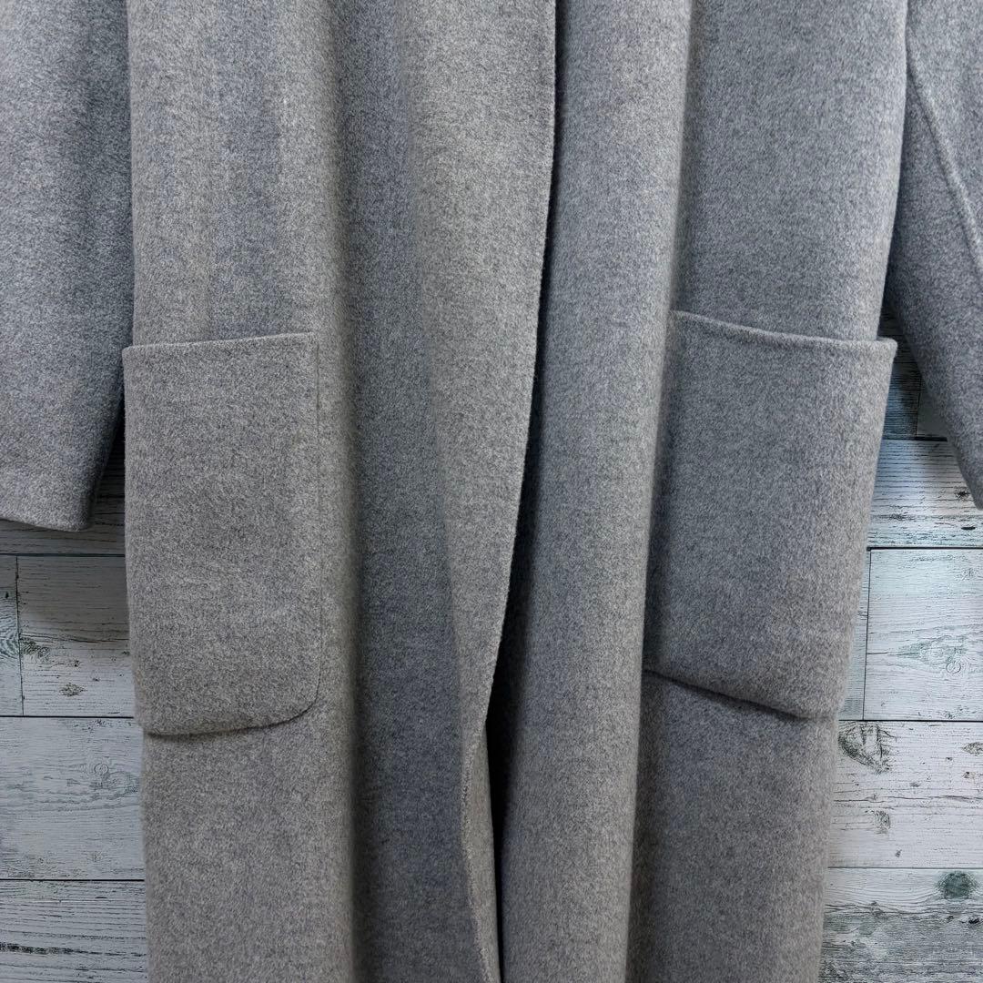 ☆美品☆ボールジィトゥモローランド　ウールガウンコート　グレー　36サイズ