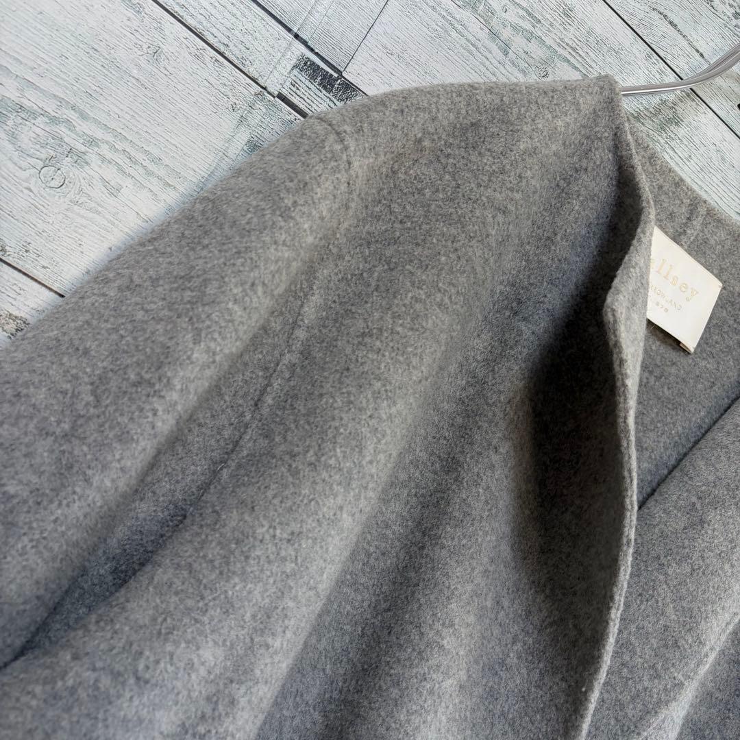 ☆美品☆ボールジィトゥモローランド　ウールガウンコート　グレー　36サイズ
