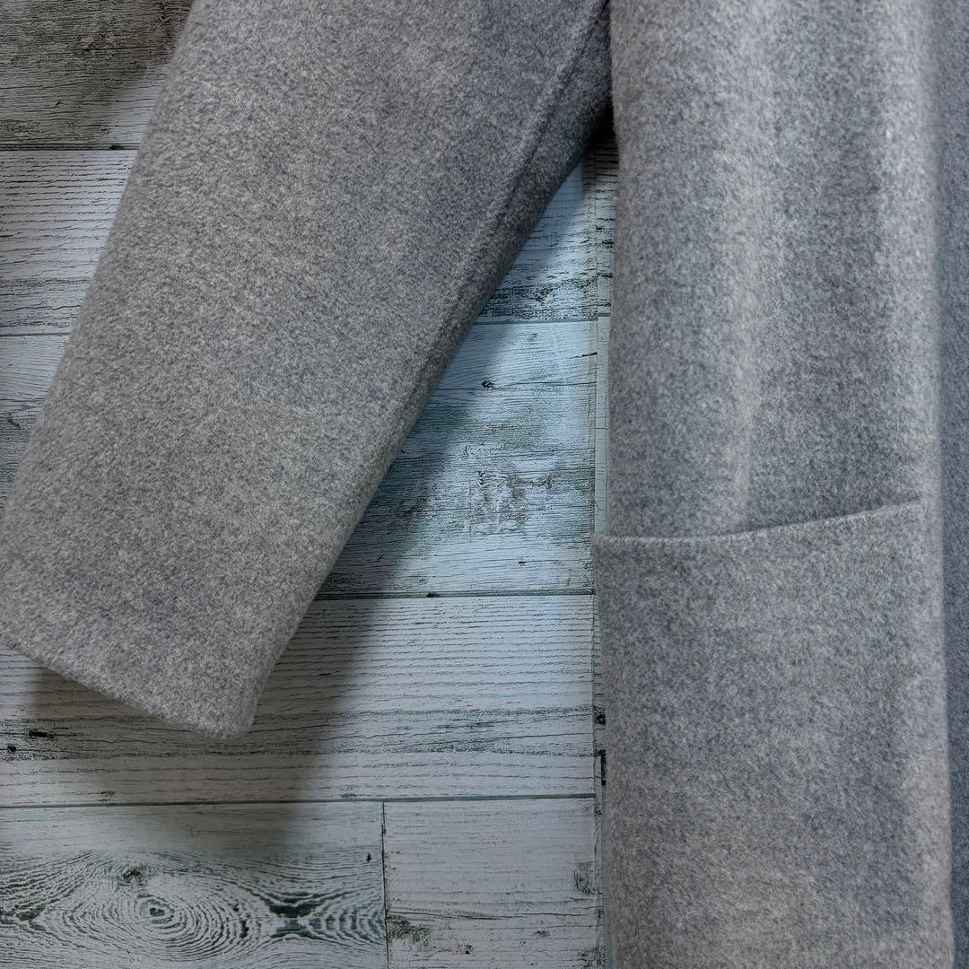 ☆美品☆ボールジィトゥモローランド　ウールガウンコート　グレー　36サイズ