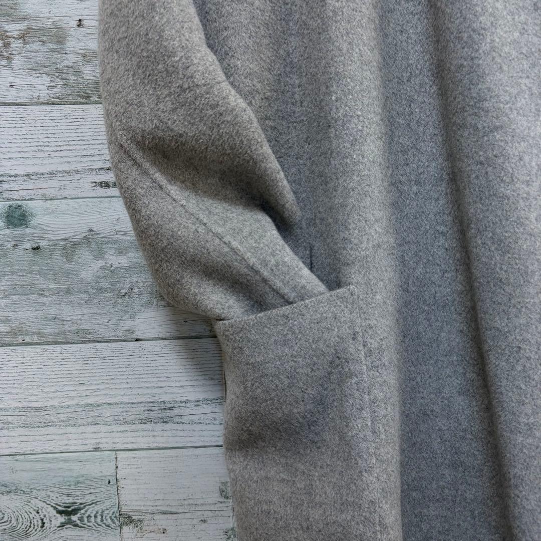 ☆美品☆ボールジィトゥモローランド　ウールガウンコート　グレー　36サイズ