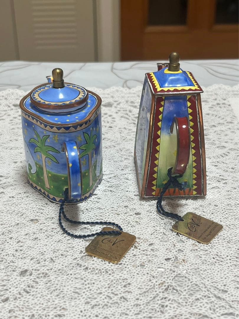 シャルロット ディ ヴィータ　ミニチュアティーポット象のロマンス 2セット