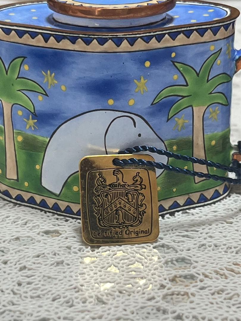 シャルロット ディ ヴィータ　ミニチュアティーポット象のロマンス 2セット