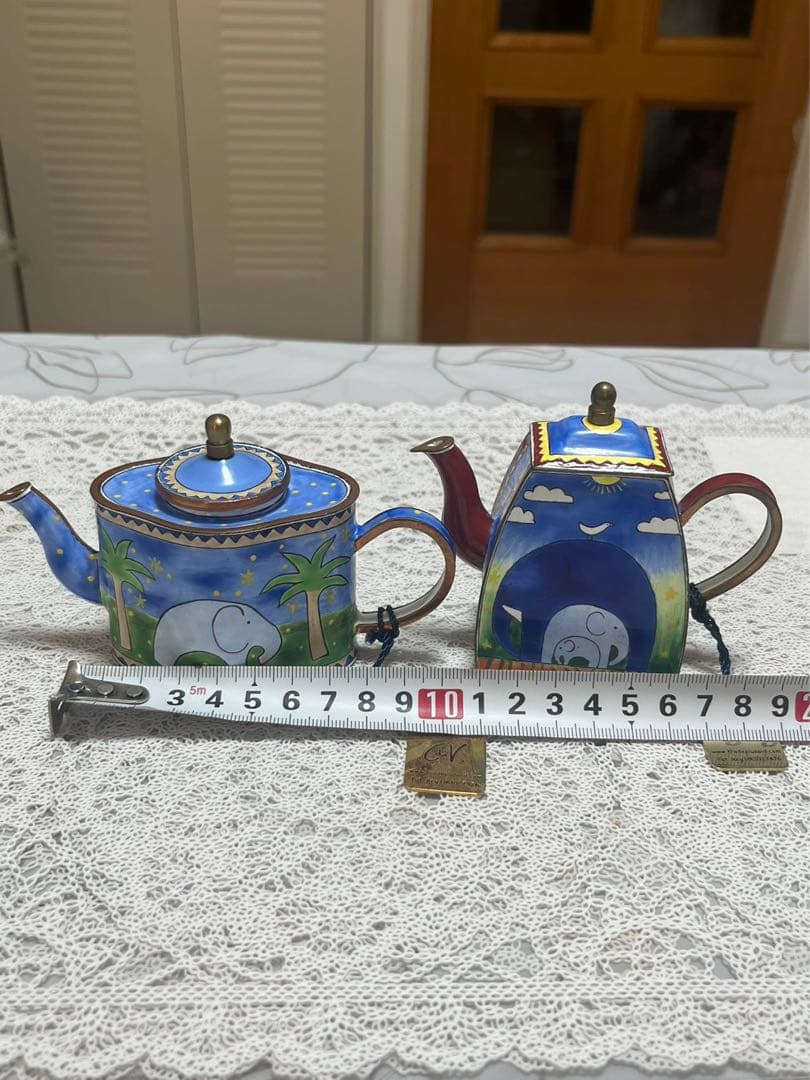 シャルロット ディ ヴィータ　ミニチュアティーポット象のロマンス 2セット