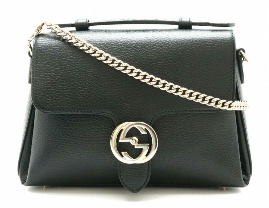 <⚠️IMTSH⚠️>GUCCI インターロッキング ショルダーバッグ