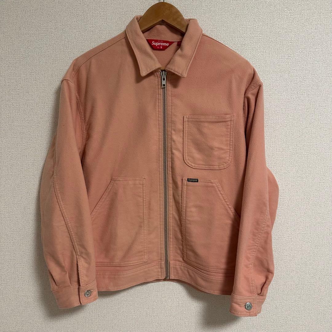 ジャケット・アウター Supreme Moleskin Work Jacket Dusty Pink