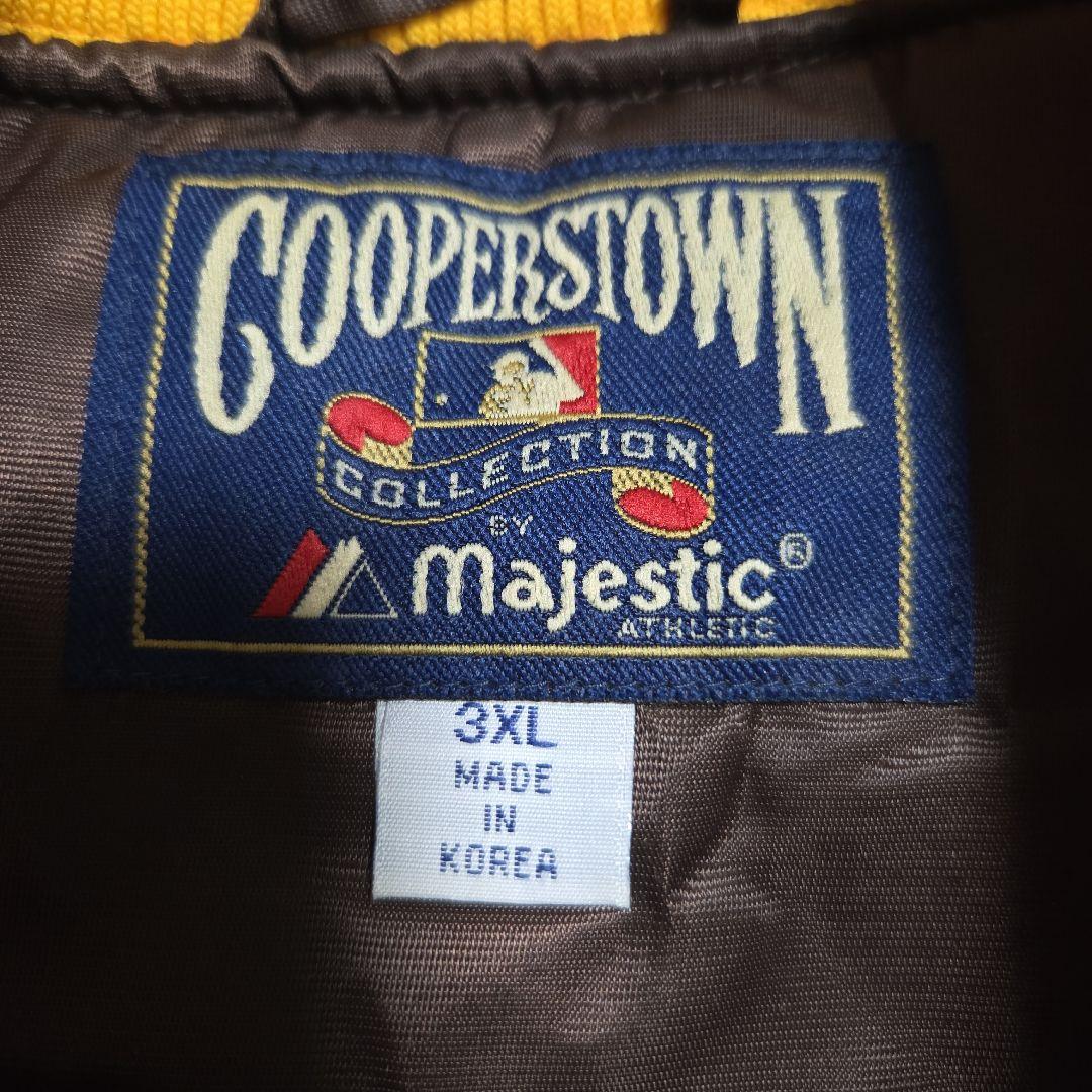 3XL Majestic パドレス スタジャン ブラウン クーパーズタウン