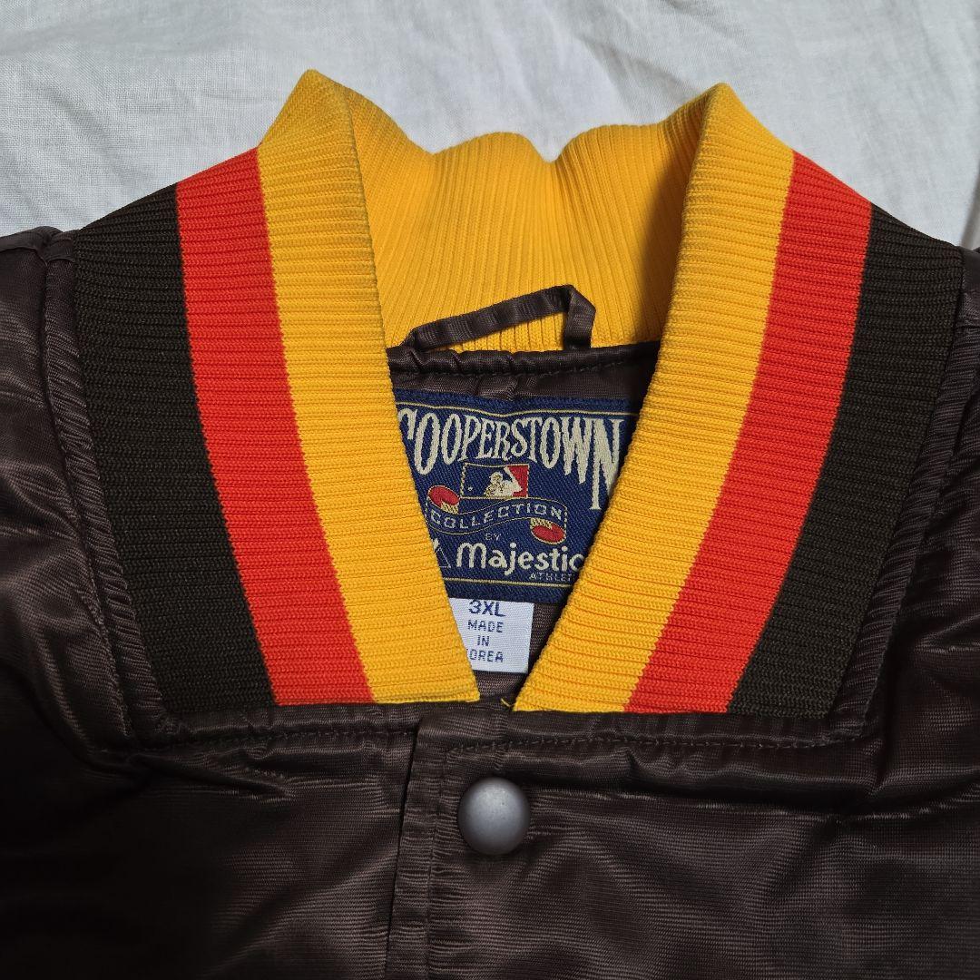 3XL Majestic パドレス スタジャン ブラウン クーパーズタウン