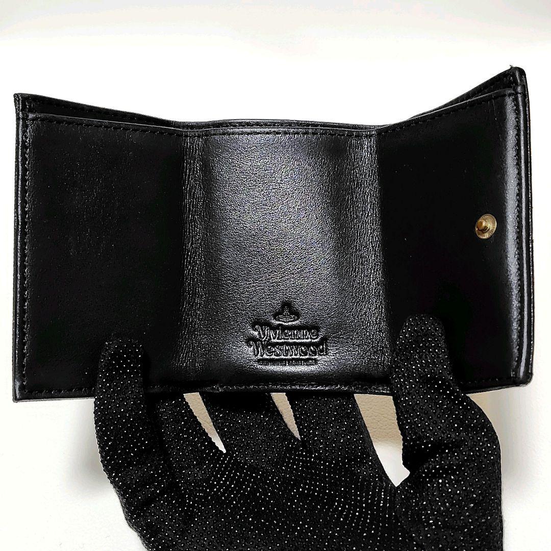 人気✨　ヴィヴィアンウエストウッド　ミニ財布　黒　レザー　オーブ　ユニセックス