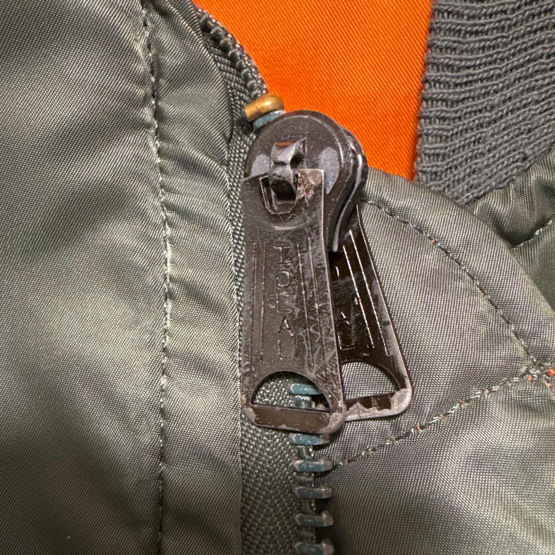 80s旧タグ ALPHA アルファ MA-1 フライトジャケット USA製 美品