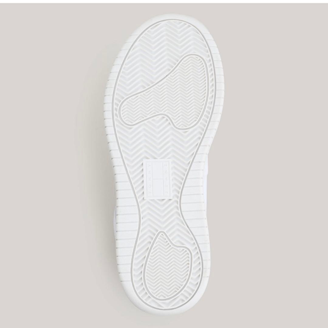  Jeans ホワイト 厚底スニーカー