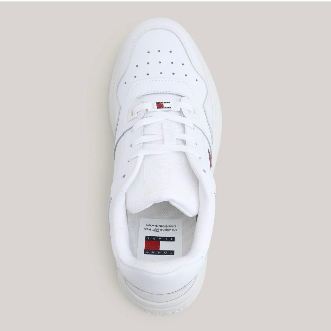  Jeans ホワイト 厚底スニーカー