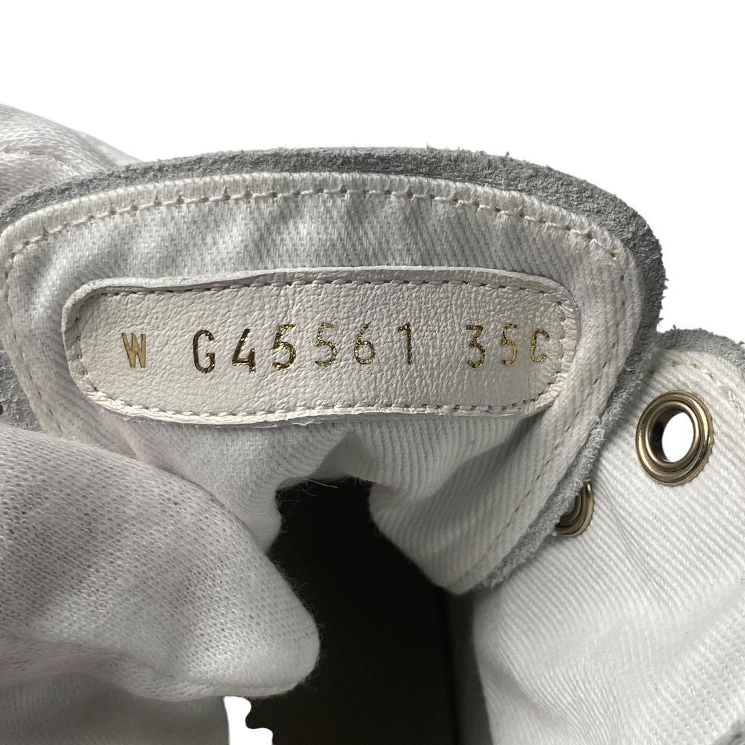 未使用 CHANEL ココマーク ハイカットスニーカー G45561 35C