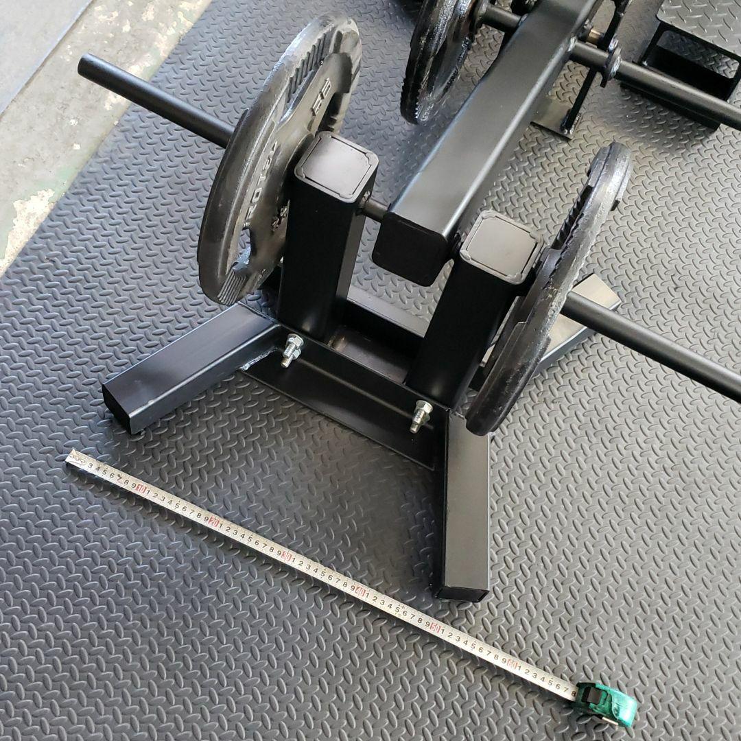 ミニベルトスクワットマシン　トレーニング　フイットネス　プレート２８mm