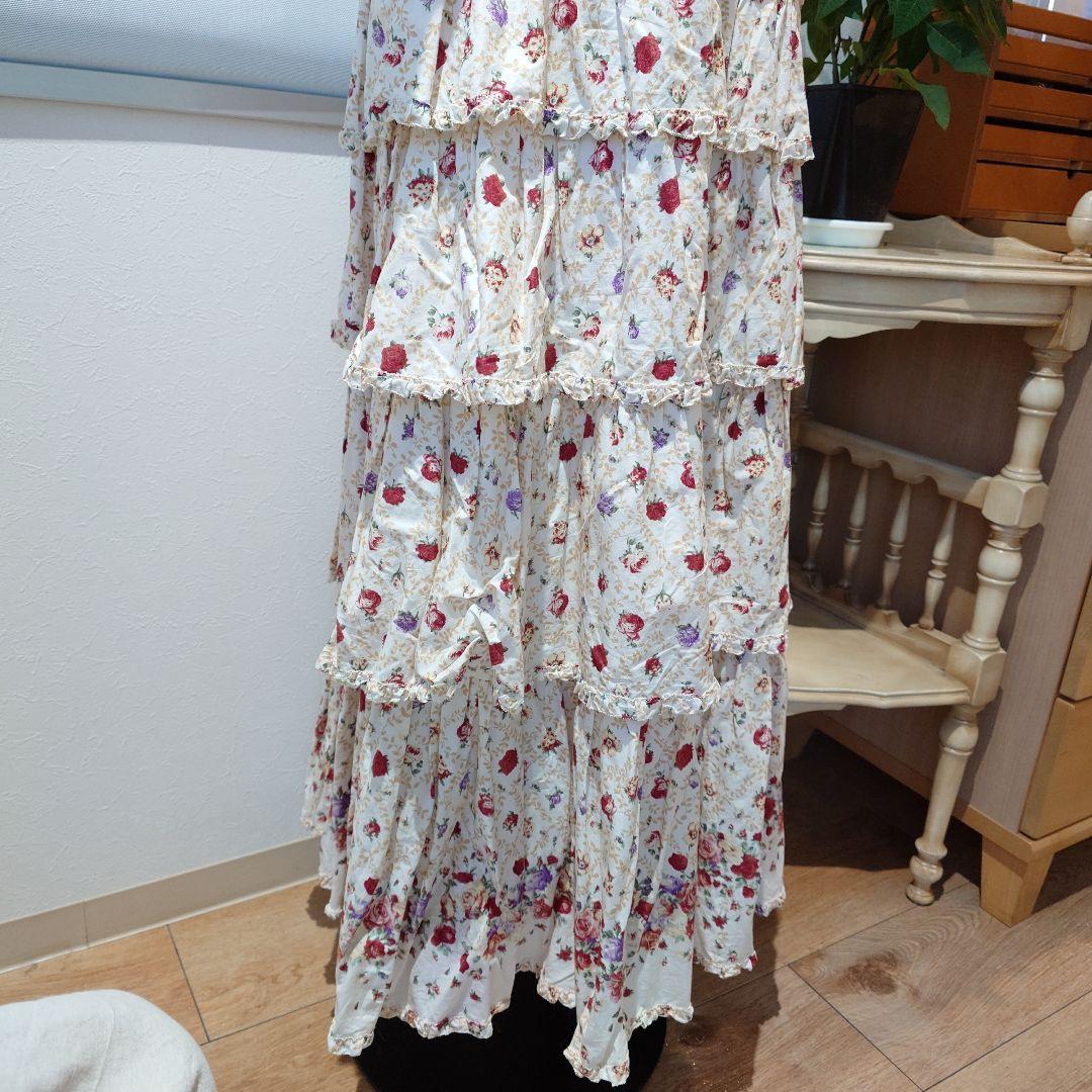 ピンクハウスピコフリルティアードワンピース