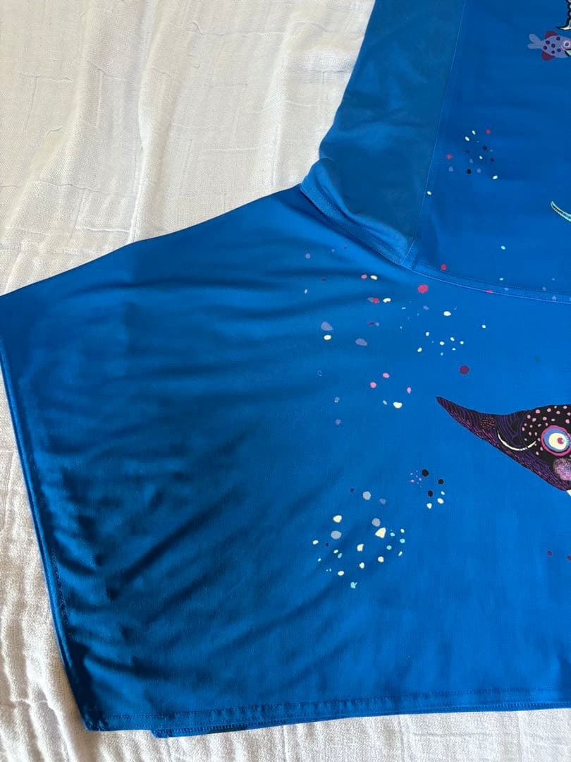 『訳あり』⭐️トクコプルミエヴォル⭐️青地に海の生き物やお魚が描かれたチュニック❣️