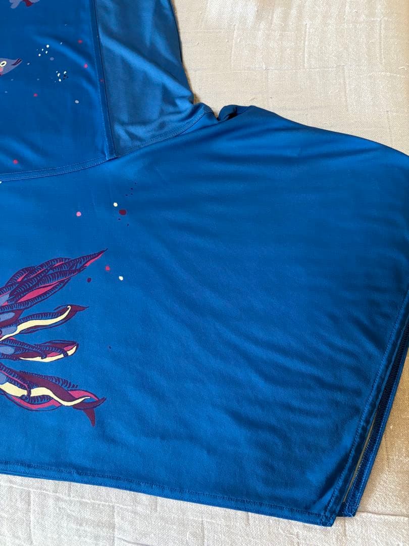『訳あり』⭐️トクコプルミエヴォル⭐️青地に海の生き物やお魚が描かれたチュニック❣️