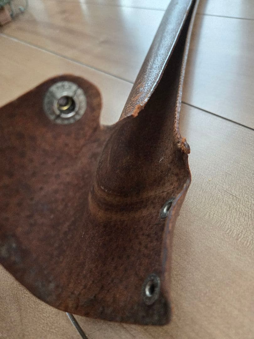 美品　陸軍九八式将校軍刀拵えのみ/番号揃い　刀緒付き　鉄鞘　残欠