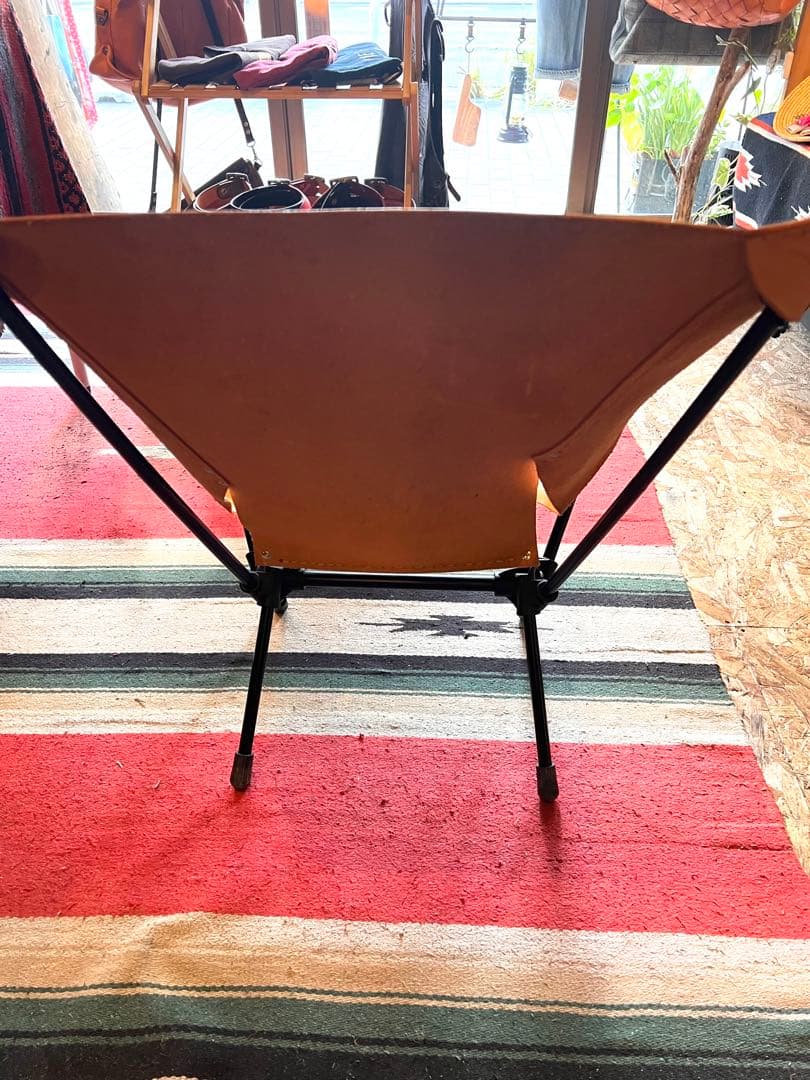 ヘリノックス 本革カバー 生成り　2mm厚手縫い キャンプ アウトドア　焼印