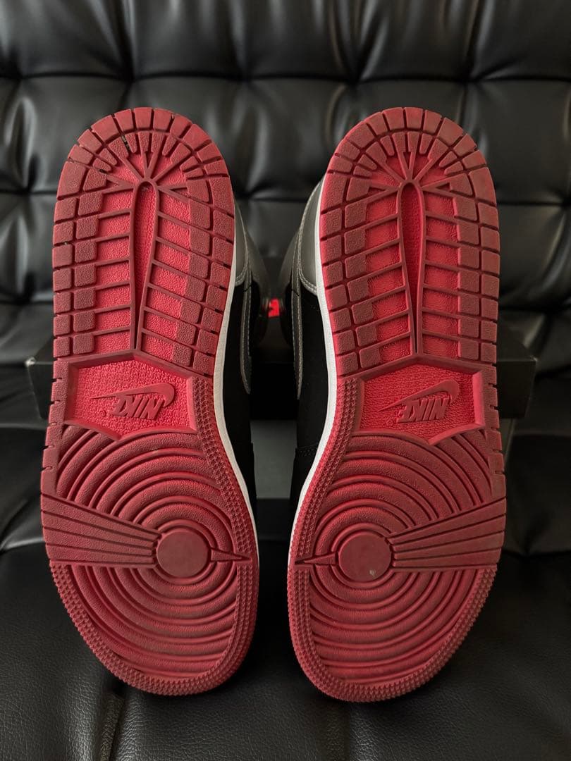 【美品・付属品完備】NIKE AIR JORDAN 1 MIDブラック×シルバー