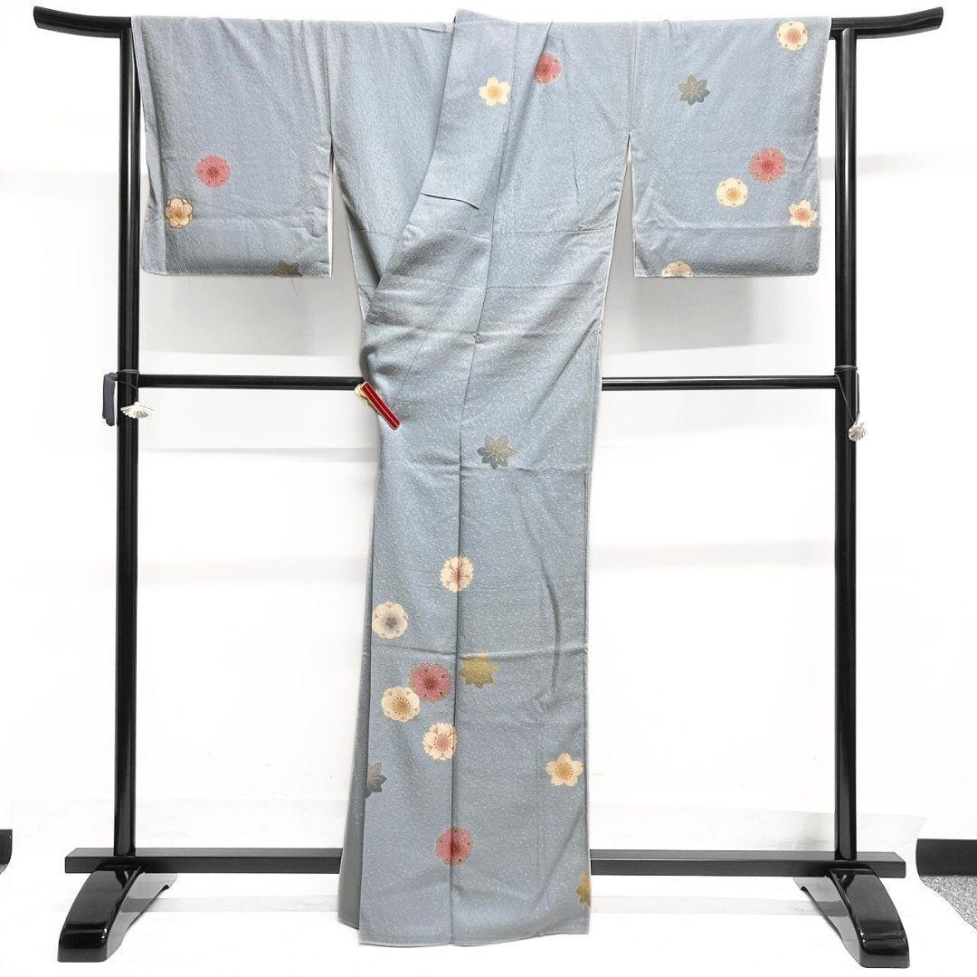 金彩　桜花　梅花　楓　付け下げ　着物　033a p