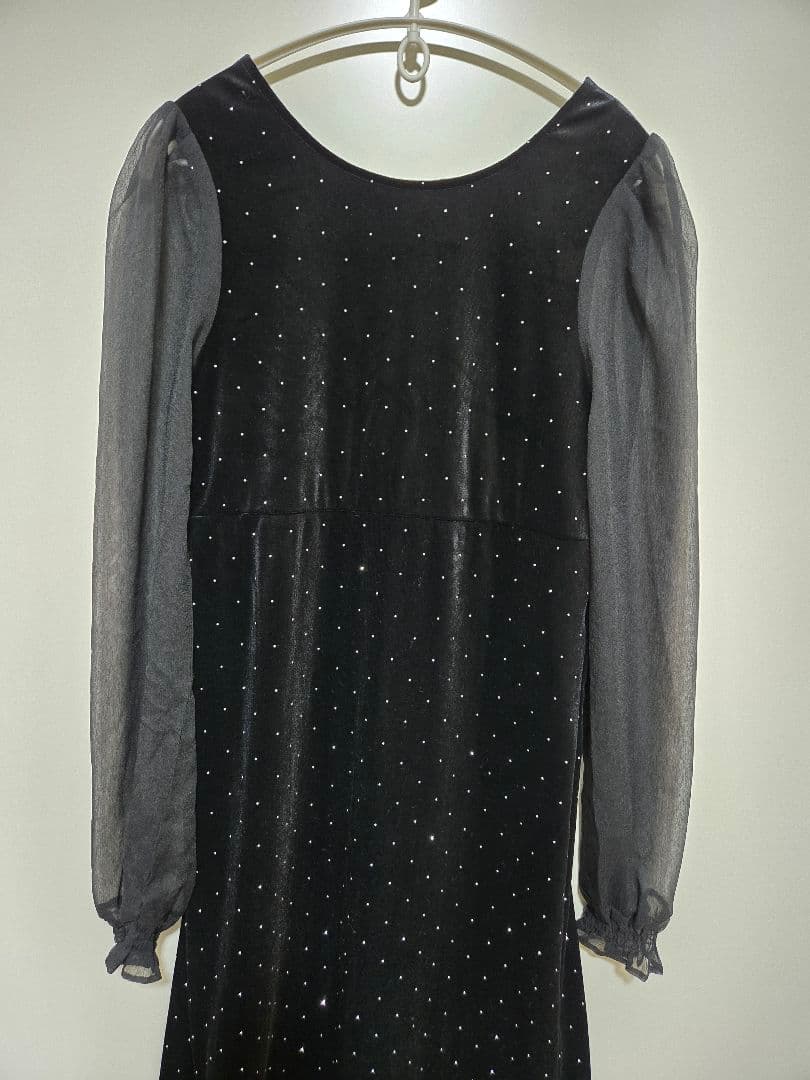 Kastane(カスタネ)【結婚式/オケージョン】ベロアスタッズワンピース